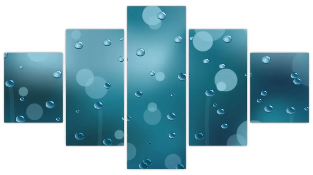 Obraz kropelek (125x70 cm)