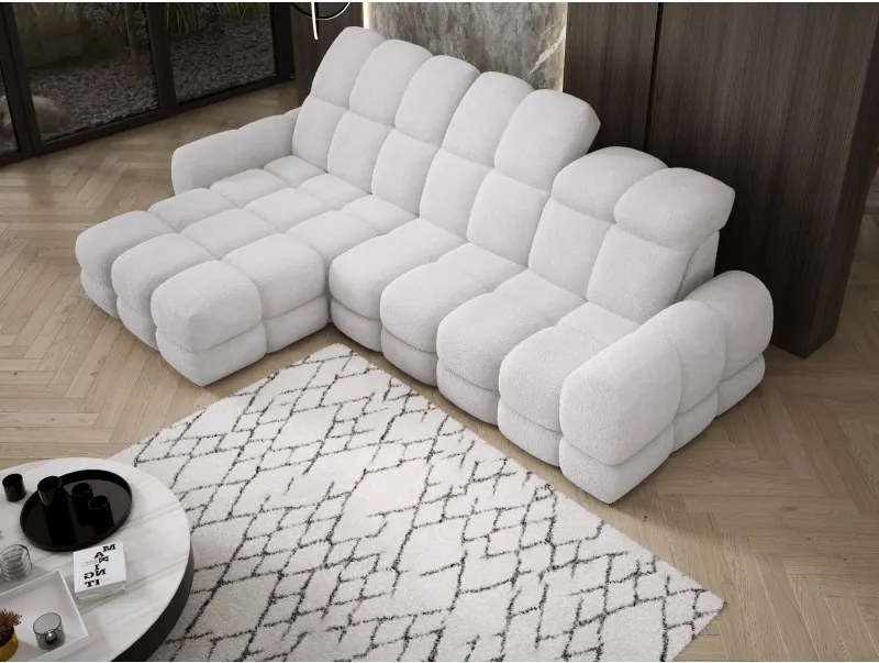 Narożnik TOLLO MINI S Lewostronny Elektryczna regulacja Anthology 15 kolor Biały WERSAL