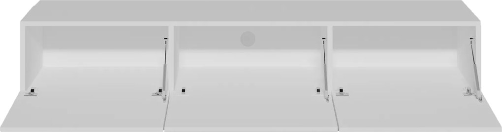 Ścienna szafka pod telewizor Dallas biała