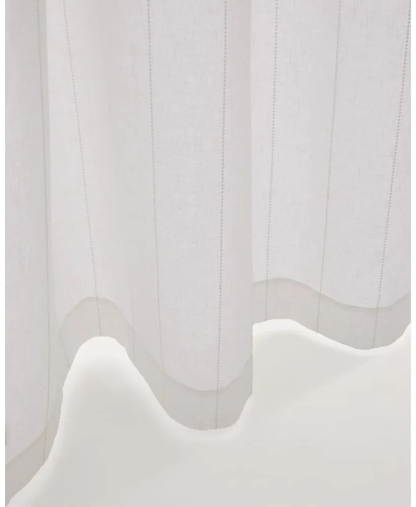 Biała zasłona 140x270 cm Glima – Kave Home