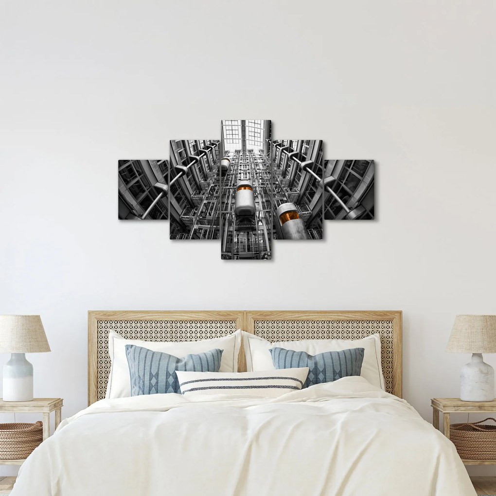 Obraz wind w budynku (125x70 cm)