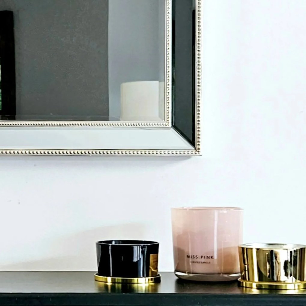 Lustro w lustrzanej ramie, szlifowane fazą 104x74cm