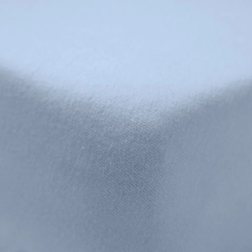 Jasnoniebieskie flanelowe prześcieradło z gumką 135x190 cm Brushed – Catherine Lansfield
