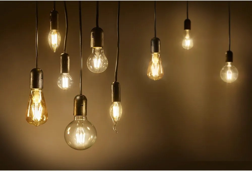 Żarówka z ciepłym światłem z gwintem E14, 4 W Windstorkerze – Trio