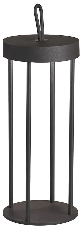 Czarna lampa stołowa LED (wysokość 36 cm) Kante – Fischer & Honsel