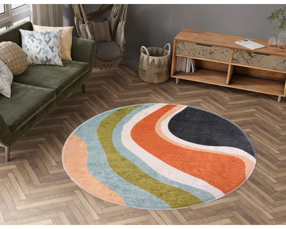 Okrągły dywan odpowiedni do prania ø 120 cm Colors of Joy – Vitaus