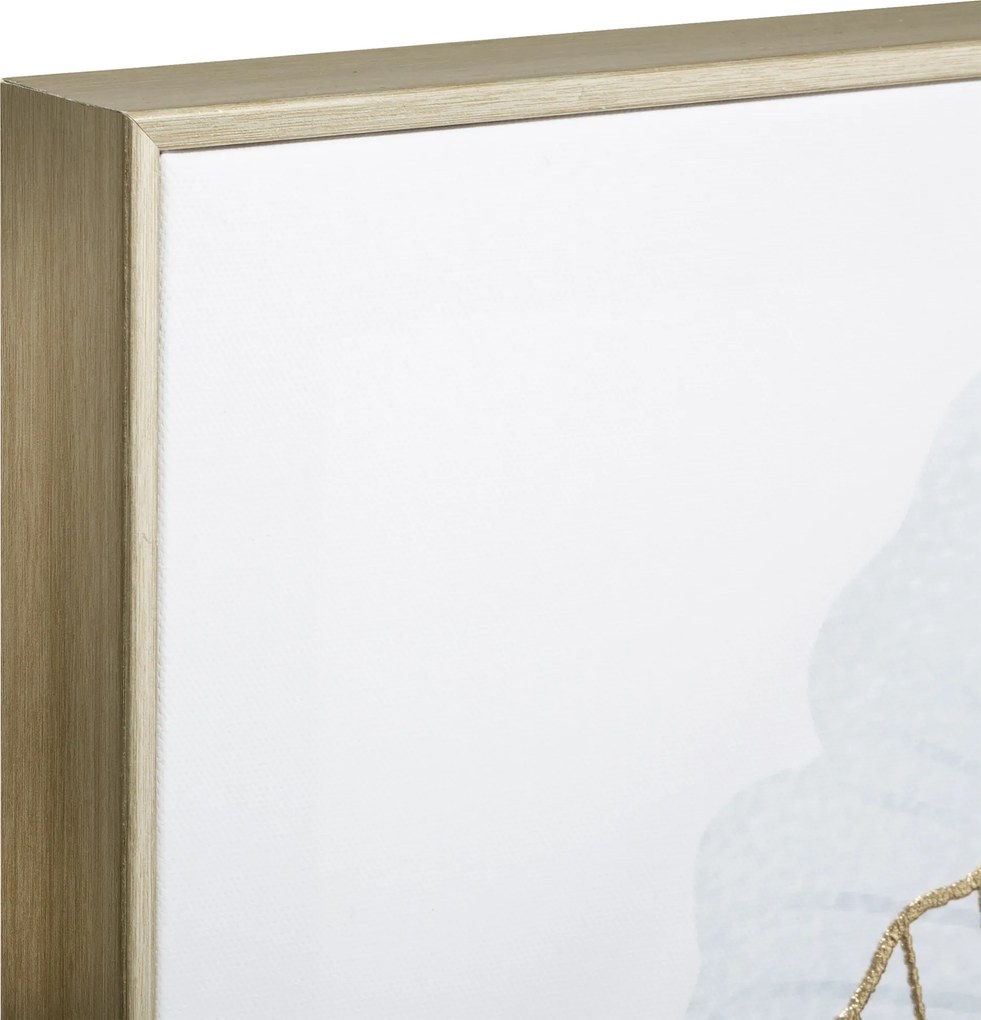 Ozdobny print w ramie GINKGO 62 x 62 cm