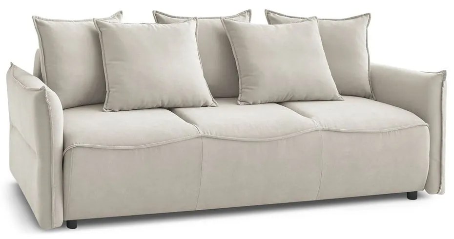 Kremowa rozkładana sofa 226 cm Leon – Bobochic Paris