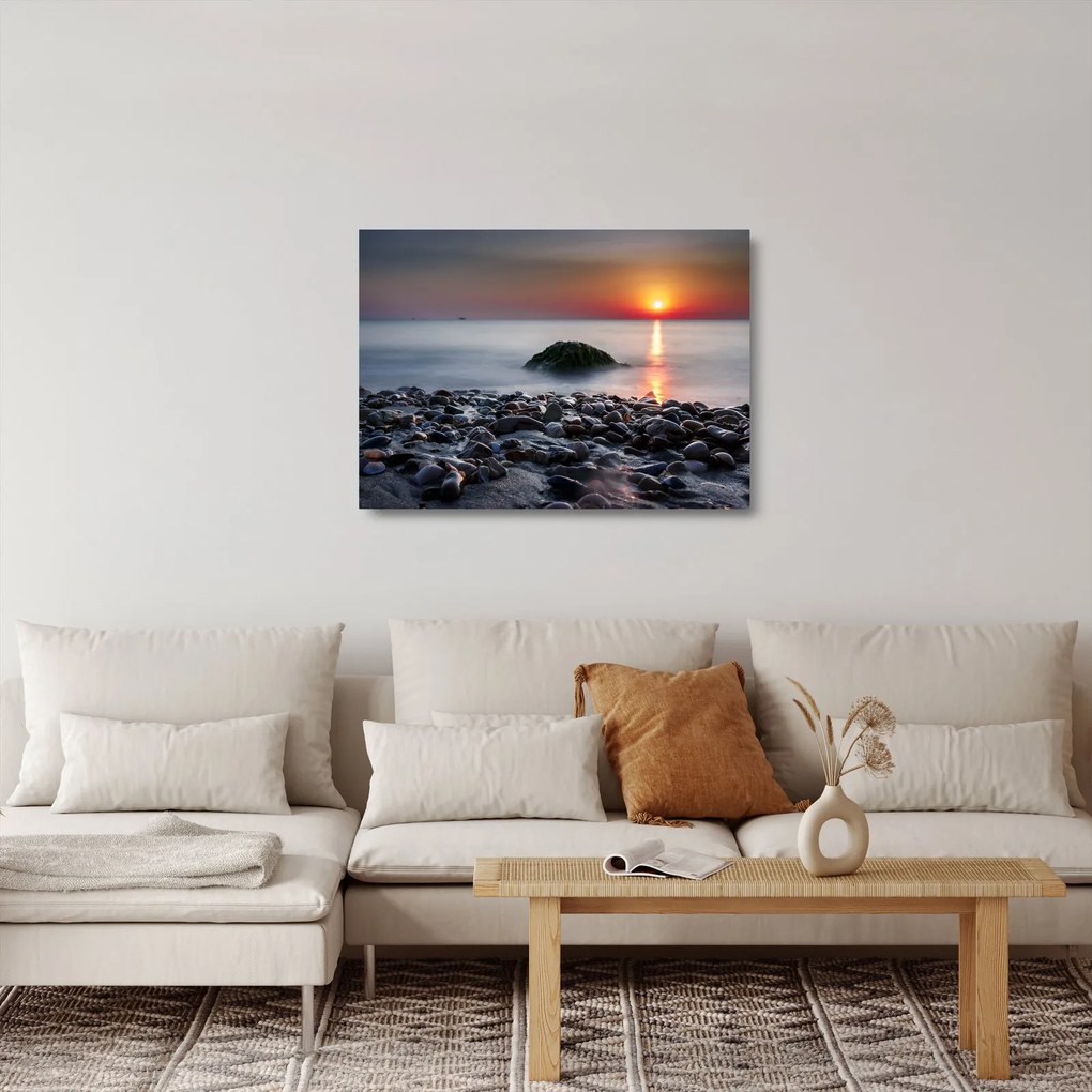 Obraz na szkle - Na wybrzeżu (70x50 cm)