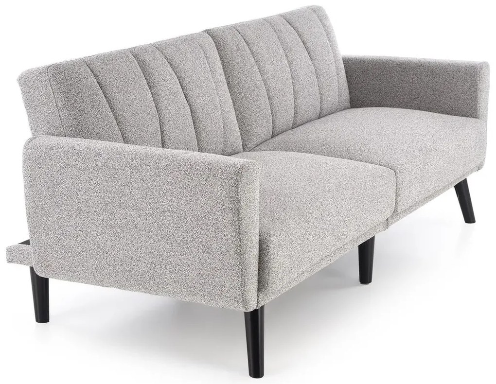 Sofa rozkładana LARIX szara HALMAR