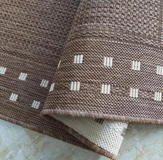 Dwustronny brązowy chodnik na metry 30x12x4 W6-S63