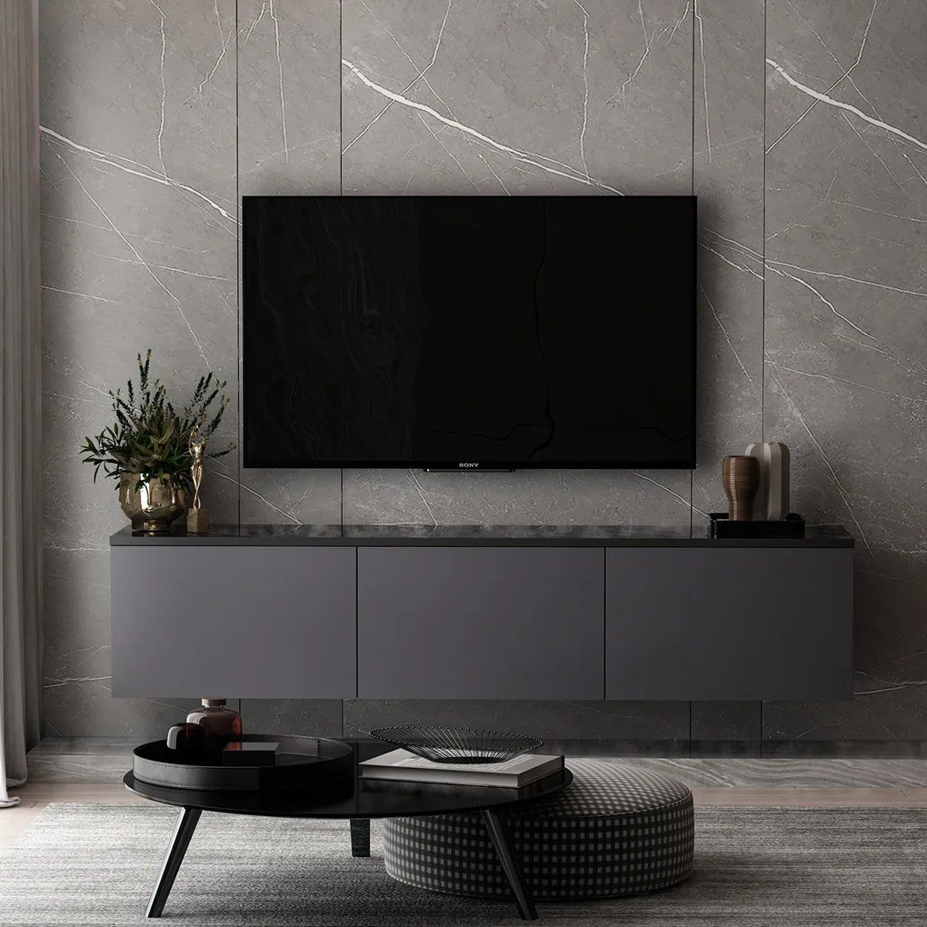 Stolik pod telewizor Neon Antracyt