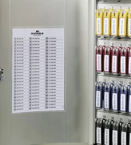 Aluminiowa skrzynka na klucze KEY BOX, 72 kluczy