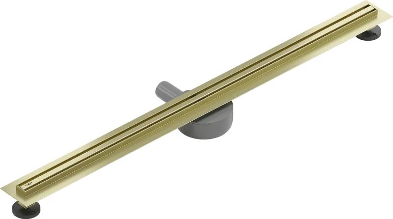 Mexen Flat 360° Slim odpływ liniowy obrotowy 90 cm, złoty szczotkowany - 1A41090