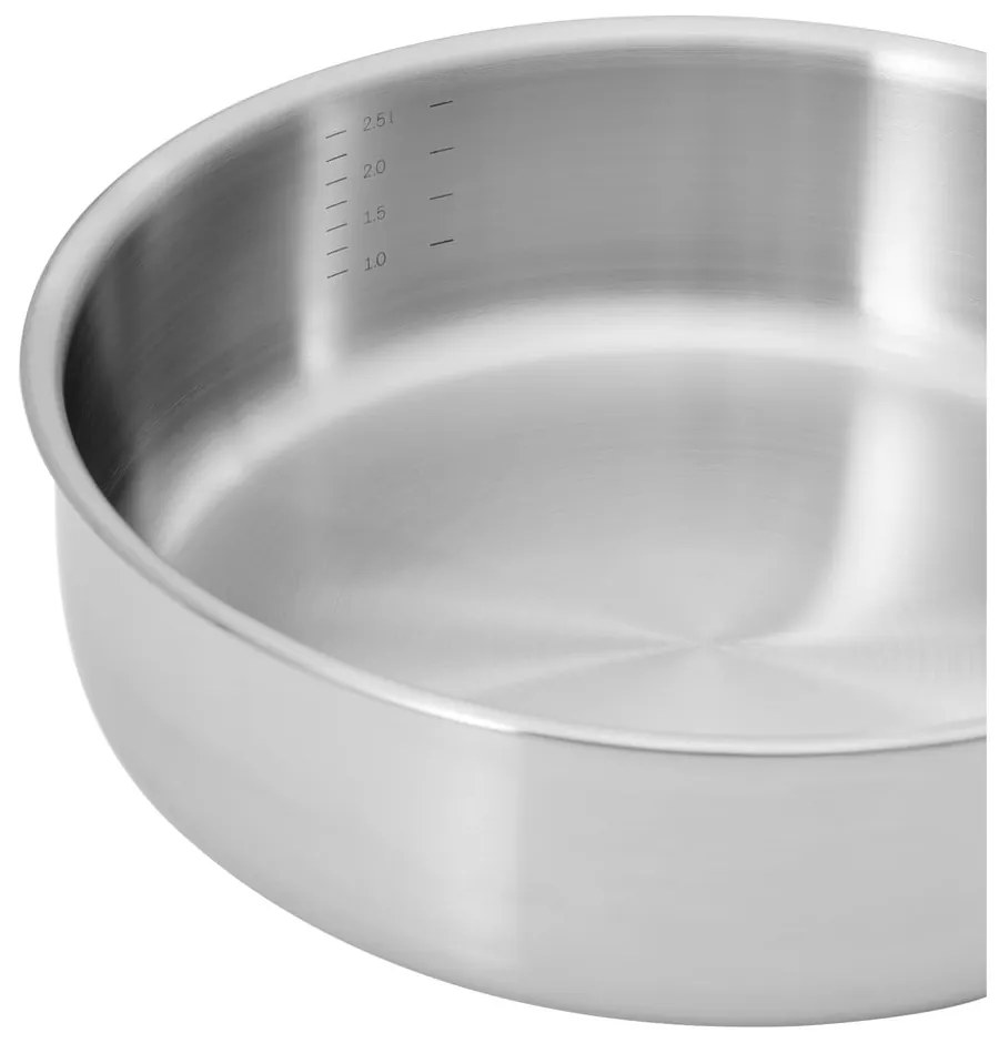 Patelnia z pokrywką ze stali nierdzewnej ø 24 cm Lucca 3.0 – FABINI