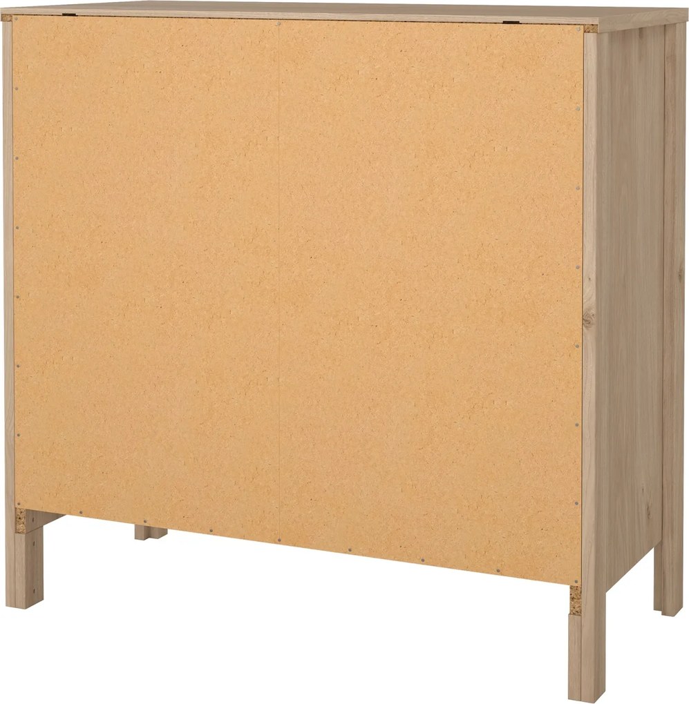 Komoda z szufladami na nóżkach Madrid 3S, jackson hickory