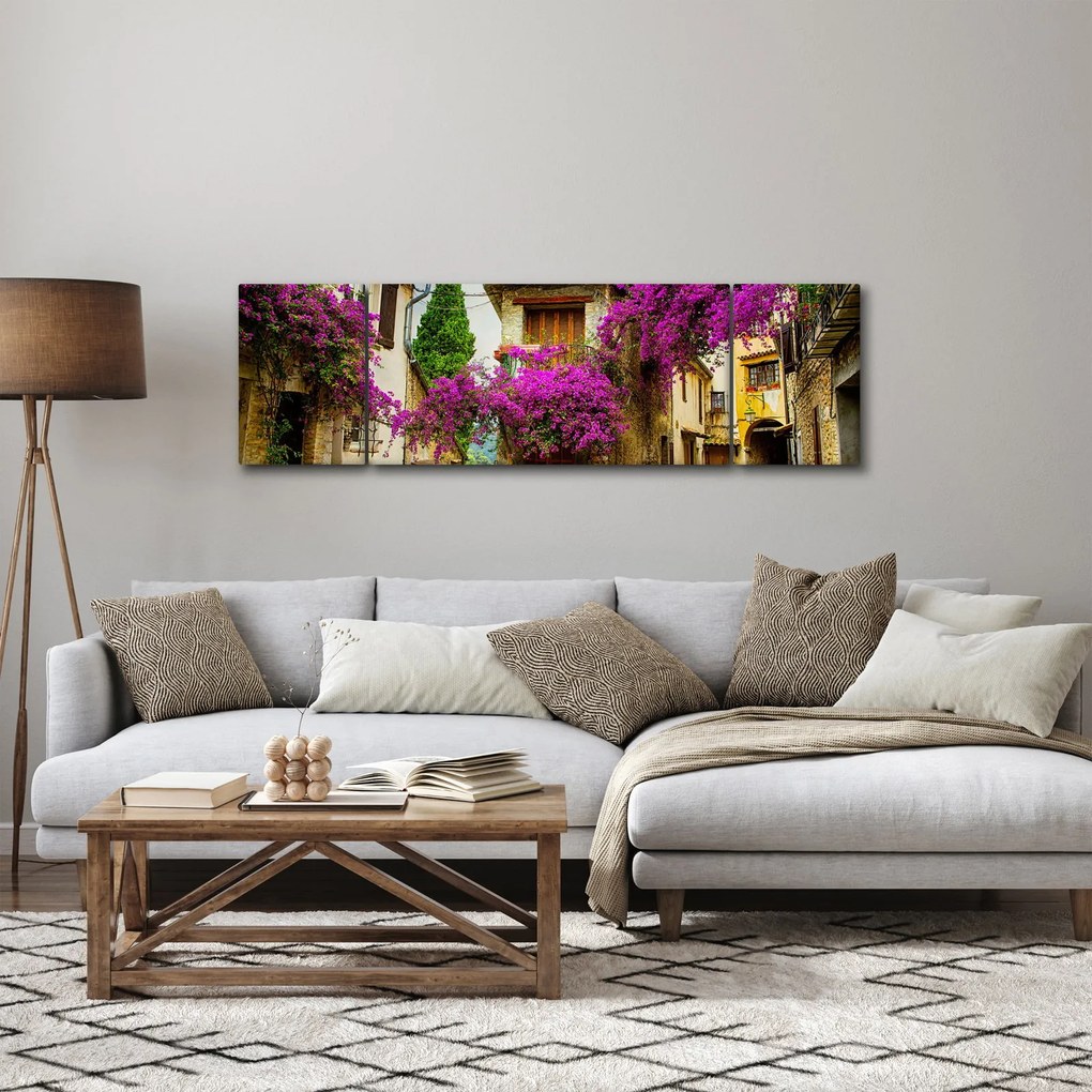 Obraz - Śródziemnomorska leniwa aleja (170x50 cm)