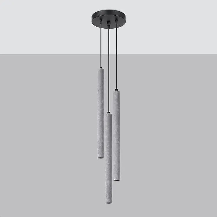Lampa wisząca PASTELO 3P beton
