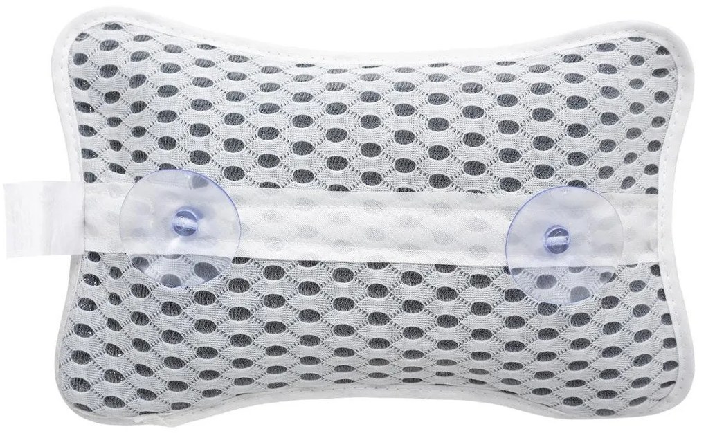 Poduszka do wanny na przyssawki, 26x17 cm, motyw kropek