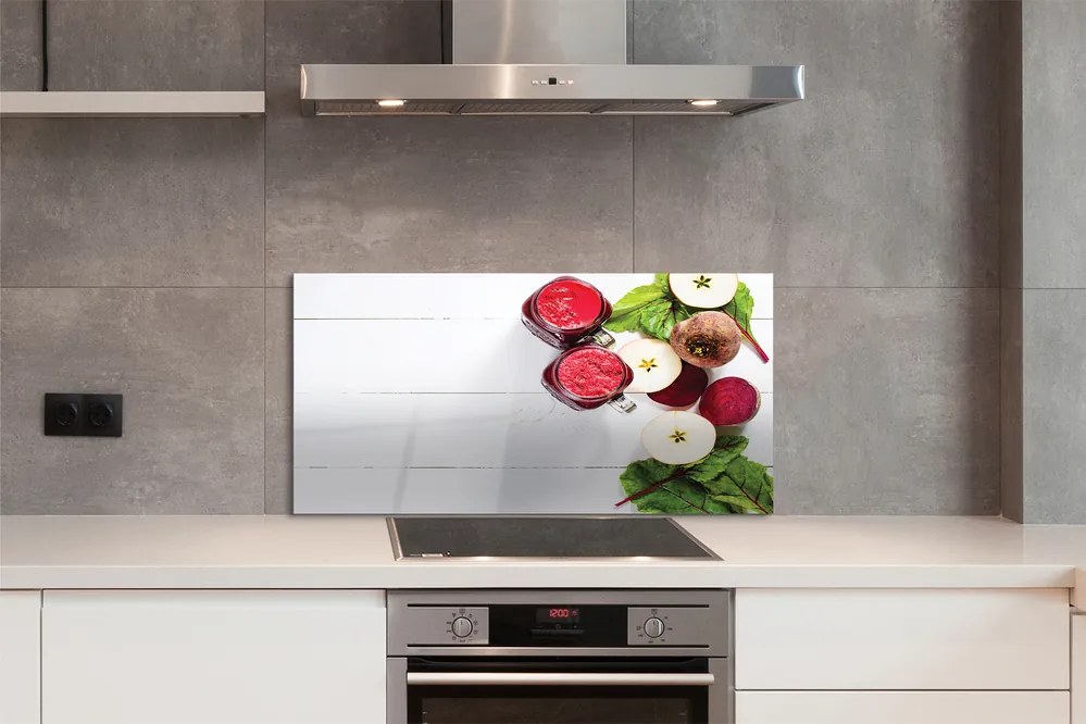 Szklany Panel Zdrowy Koktajl Buraczano-Jabłkowy