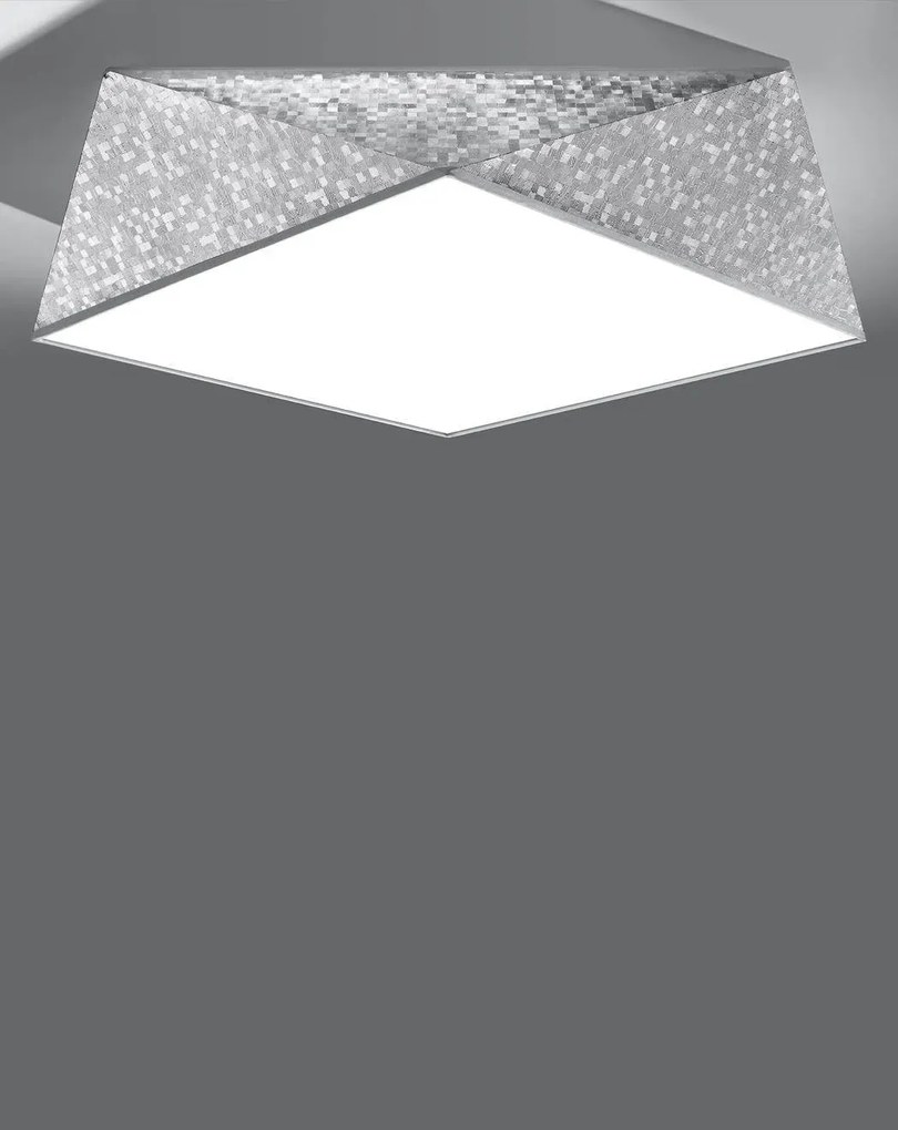 Plafon HEXA 45 cekinowy geometryczny SOLLUX  LIGHTING