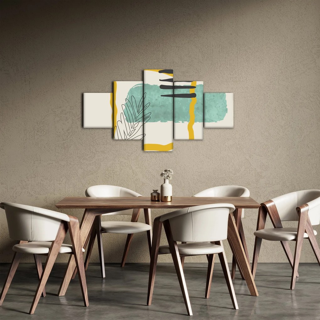 Obraz - Arkusze abstrakcyjne N⁰2 (125x70 cm)
