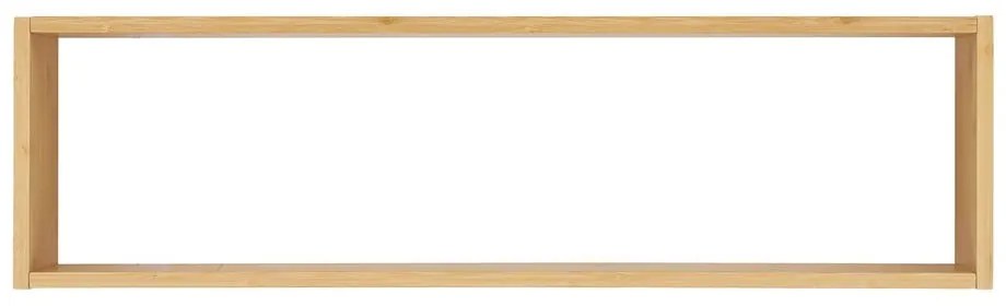 Wielopoziomowa bambusowa półka w naturalnym kolorze 70 cm Ember – House Nordic