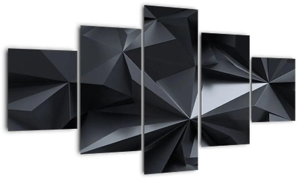 Obraz - Abstrakcja geometryczna (125x70 cm)