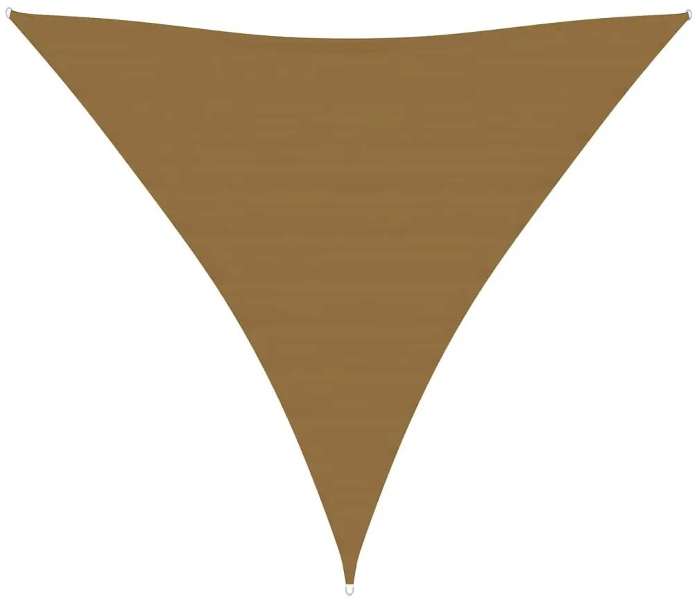 Trójkątny żagiel zacieniający do ogrodu taupe X S2-B65