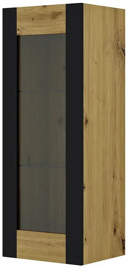 Witryna ścienna dąb artisan M9-C19