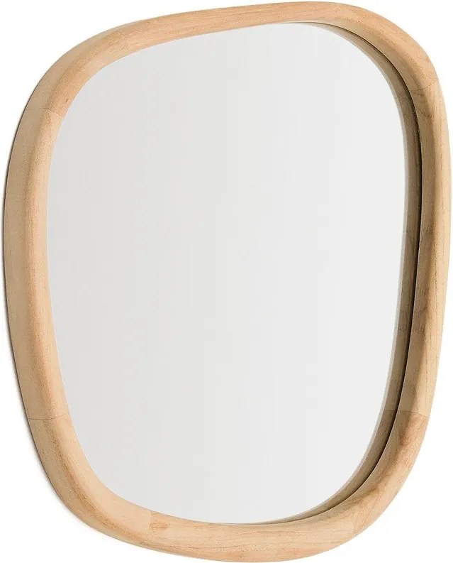 Lustro ścienne z drewnianą ramą 45,5x47 cm Alura – Kave Home