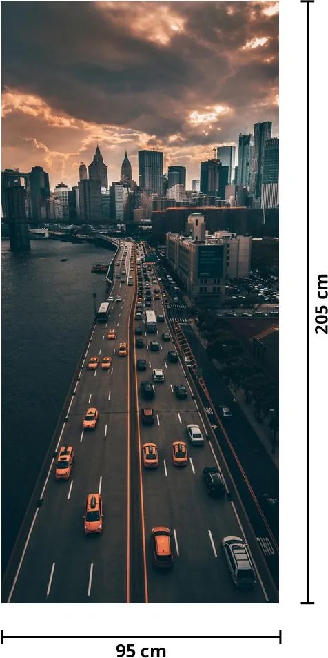 Fototapeta na drzwi - Manhattan (95x205cm)