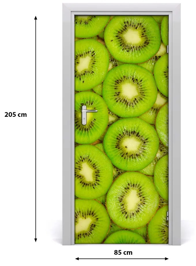 Naklejka na drzwi do domu samoprzylepna Kiwi