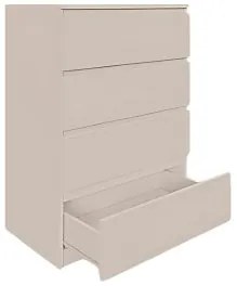 Komoda BASIC 4 szuflady – Kaszmir | 71x97x40 cm
