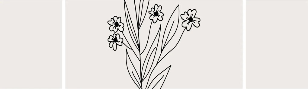 Obraz - Meadow Flower N⁰1 (170x50 cm)