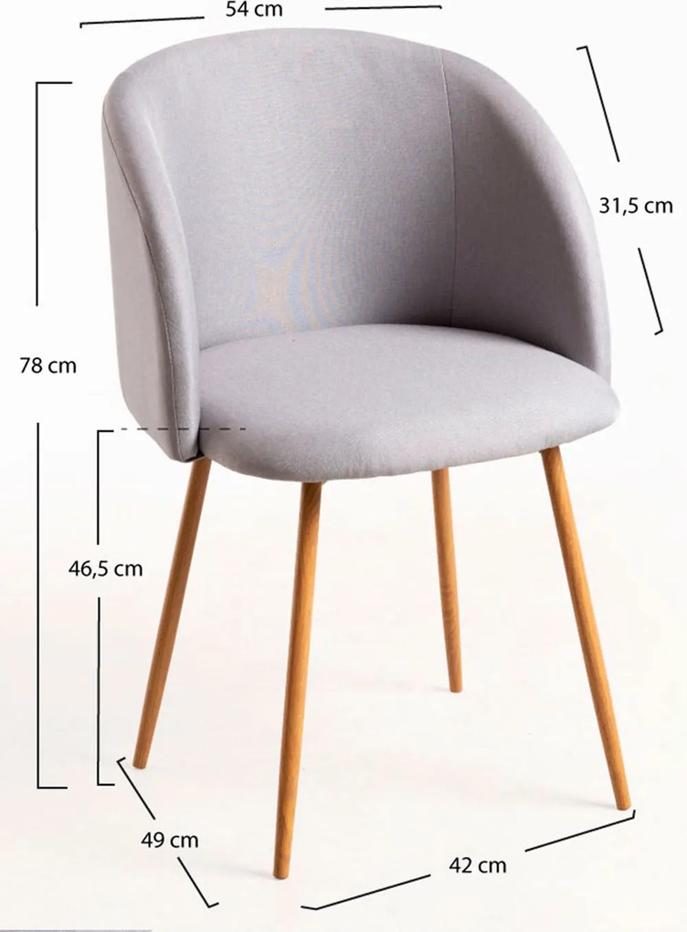 Krzeso z aksamitnej tkaniny