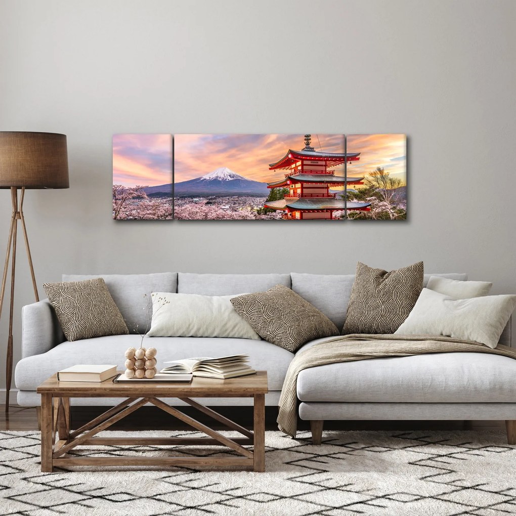 Obraz - Fudżi, Japonia (170x50 cm)