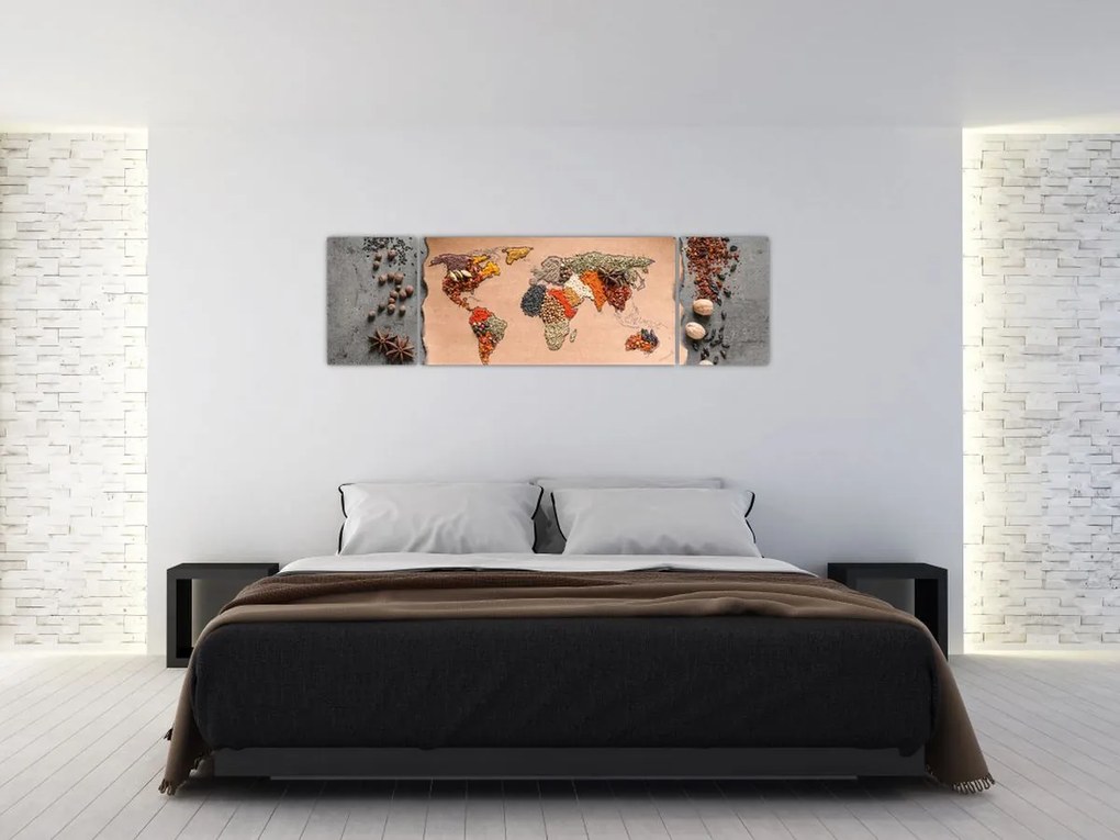 Obraz - Przyprawy świata (170x50 cm)
