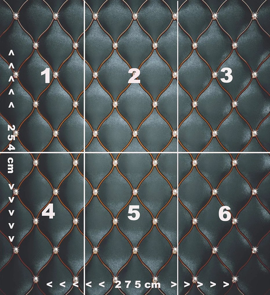 Fototapeta na ścianę DIAMONDS 275x254 cm