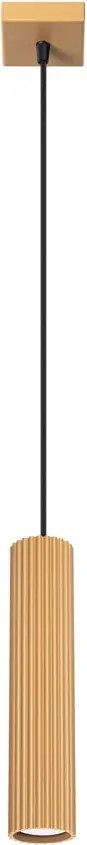 Złota pojedyńcza lampa wisząca - D296 R9-F76
