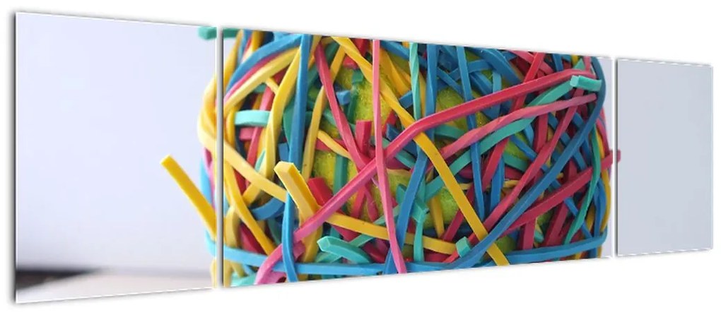 Obraz gumek (170x50 cm)