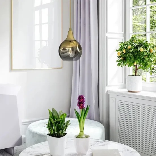 Lampa wisząca ze szklanym kloszem K2-Z17