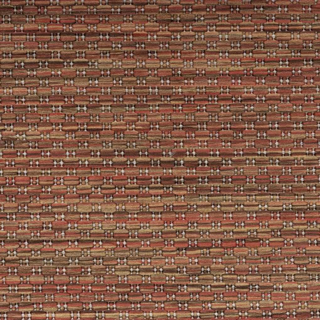 Dywan zewnętrzny Relax ceglany 200 cm x 200 cm koło