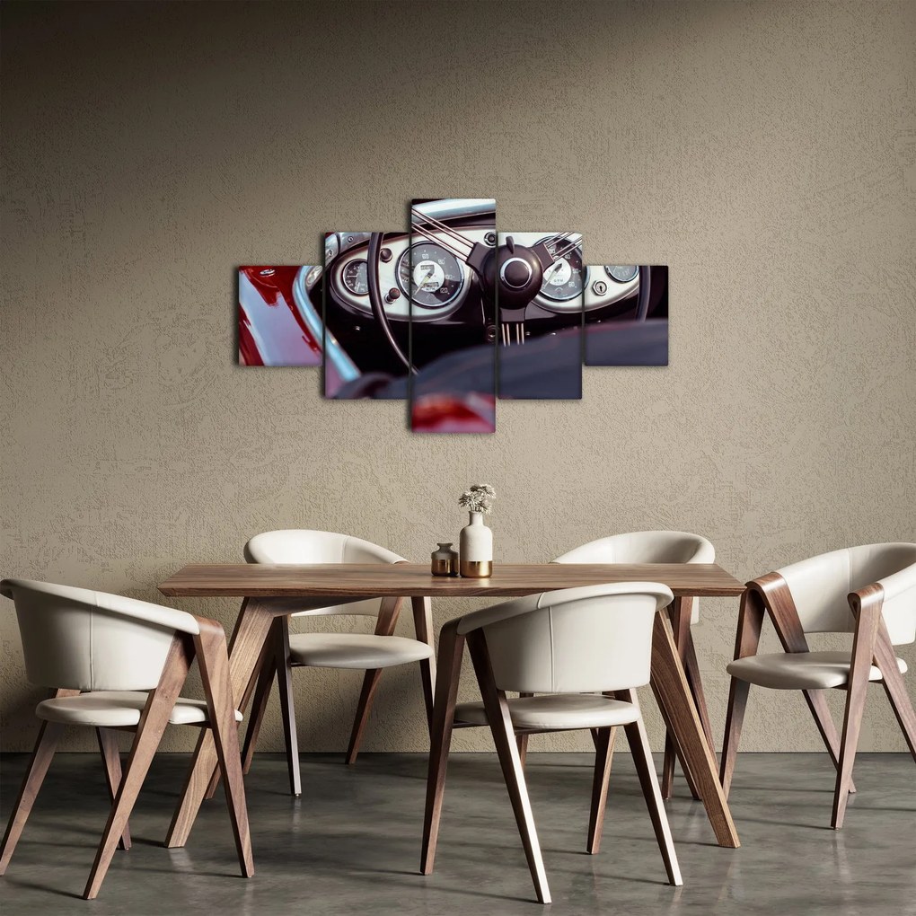 Obraz - Szczegół samochodu (125x70 cm)