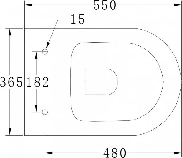 Kompletny zestaw WC 42: Miska WC wisząca B-8030R