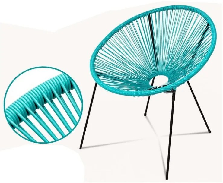 Zestaw mebli ogrodowych Acapulco 2 krzesła + stolik TURKUS