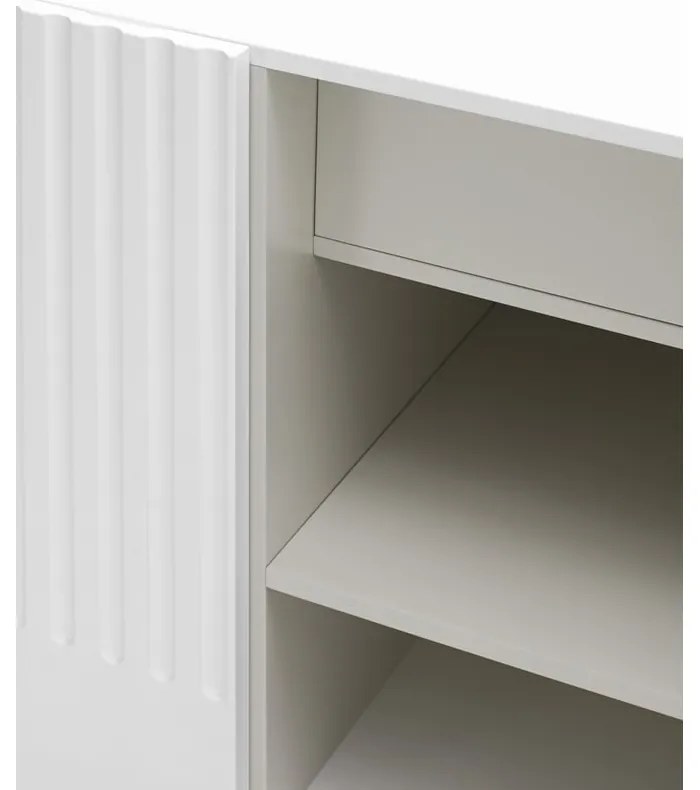 Biały niski kredens Teulat Doric, szer. 150 cm