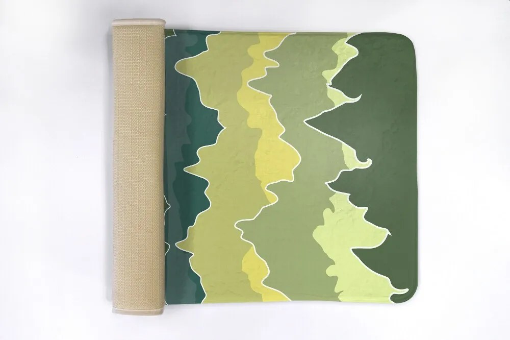 Dywanik antypoślizgowy do łazienki Dywanik antypoślizgowy do łazienki Góry Abstrakcja