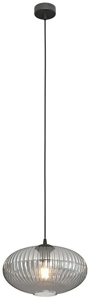 Nowoczesna lampa wisząca ze szklanym kloszem B5-K34