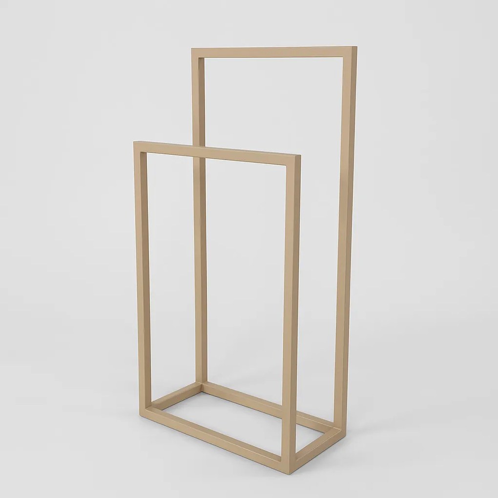 Minimalistyczny wieszak na ręczniki Towelia Beige